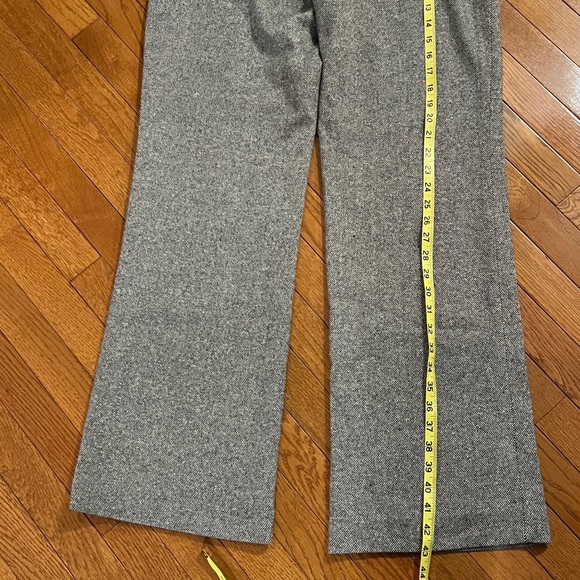 Banana Republic Harrison Italian Wool Silk Blend Wide Leg Pants - Picture 16 of 16